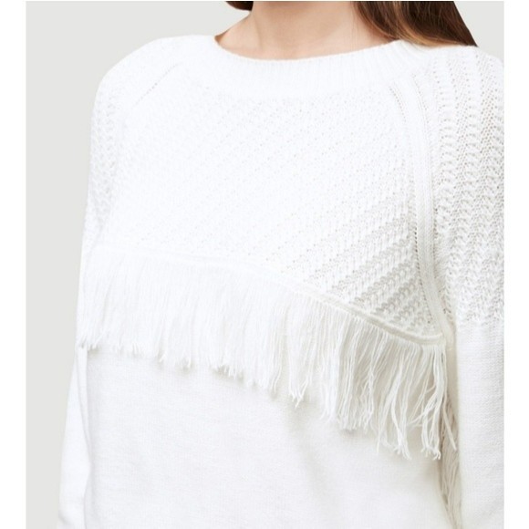 🍒NWOT🍒 FRAME FRINGE SWEATER - Picture 7 of 10